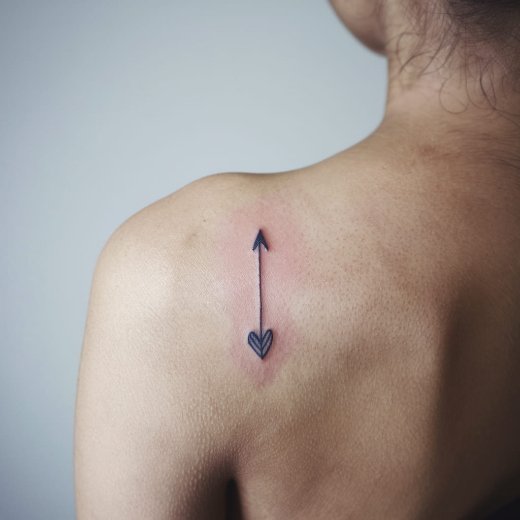 Dainty Arrow with Heart