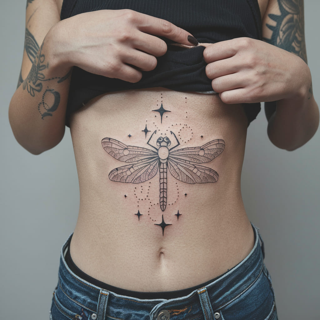 Firefly with Stars on the Ribcage