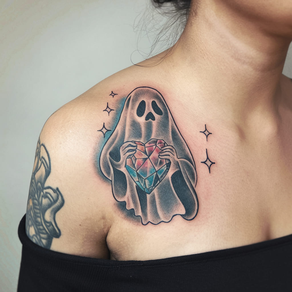 Ghost with a Crystal Heart