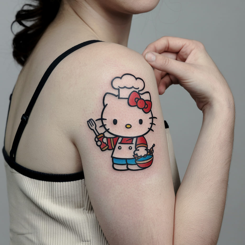 Hello Kitty as a Chef