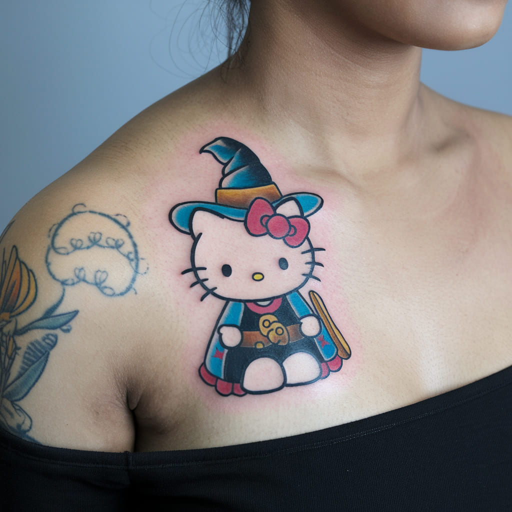 Hello Kitty as a Witch