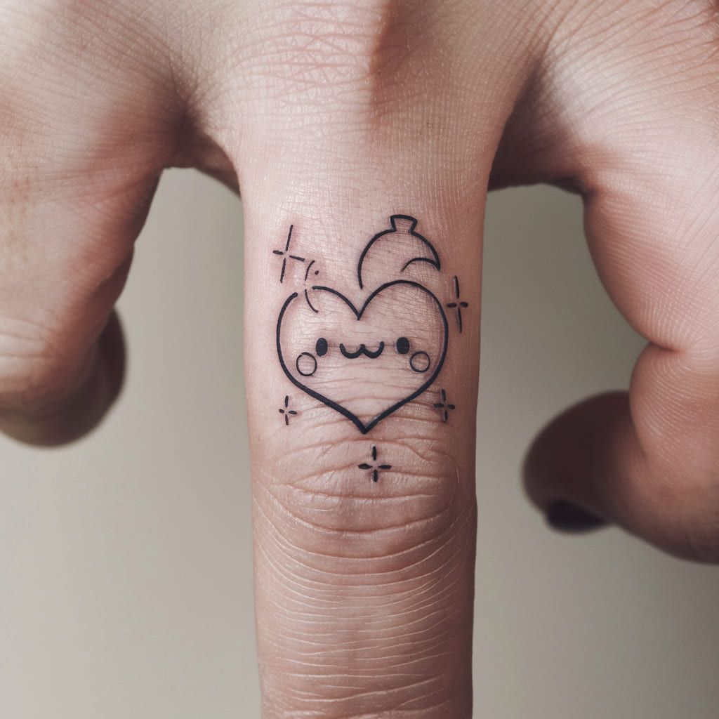 Minimalist Fun Heart Outline