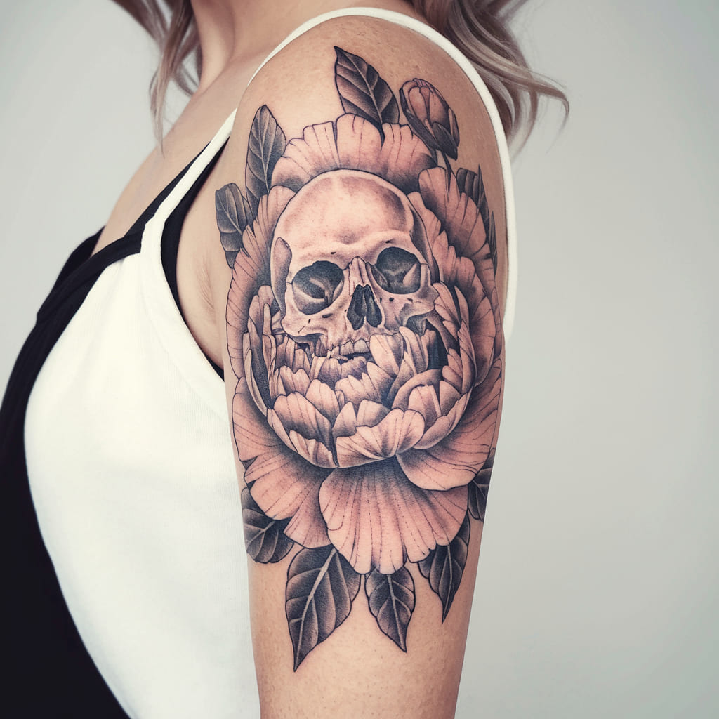 Peony Skull