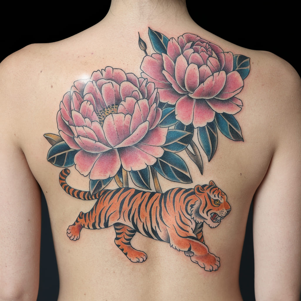 Peony and Tiger