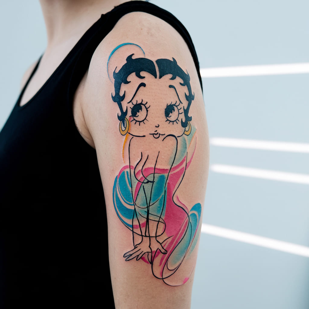 Abstract Betty Boop