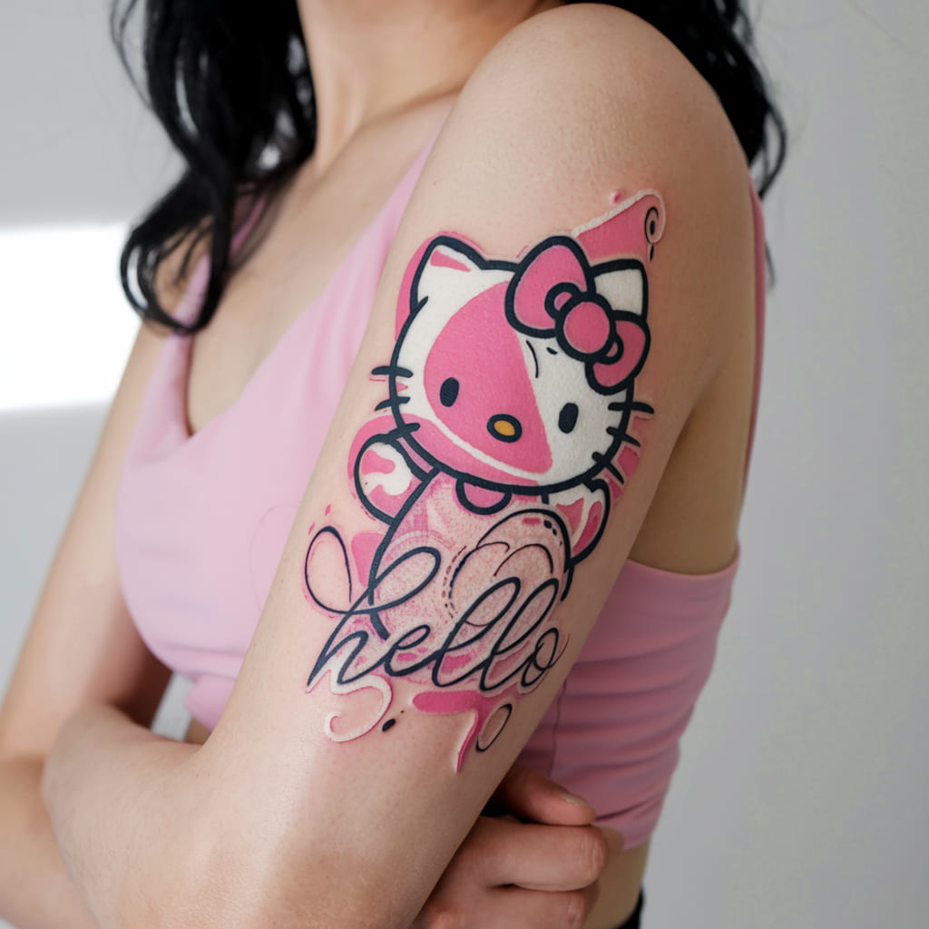 Abstract Hello Kitty