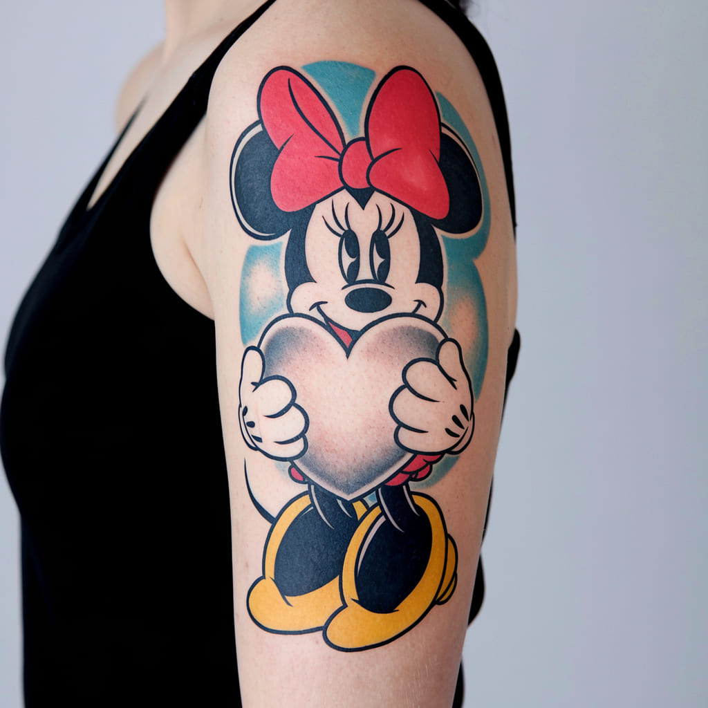 Abstract Minnie Mouse