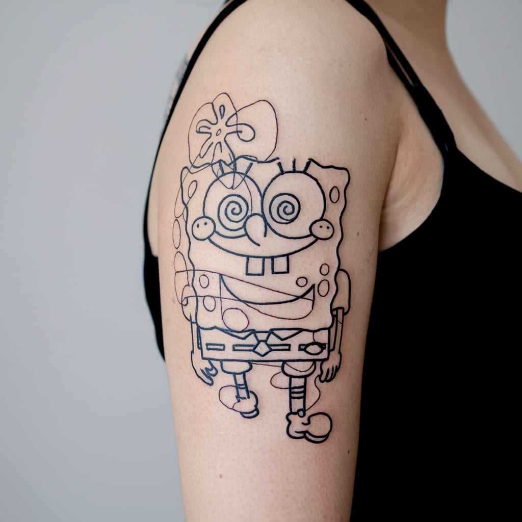 Abstract SpongeBob SquarePants