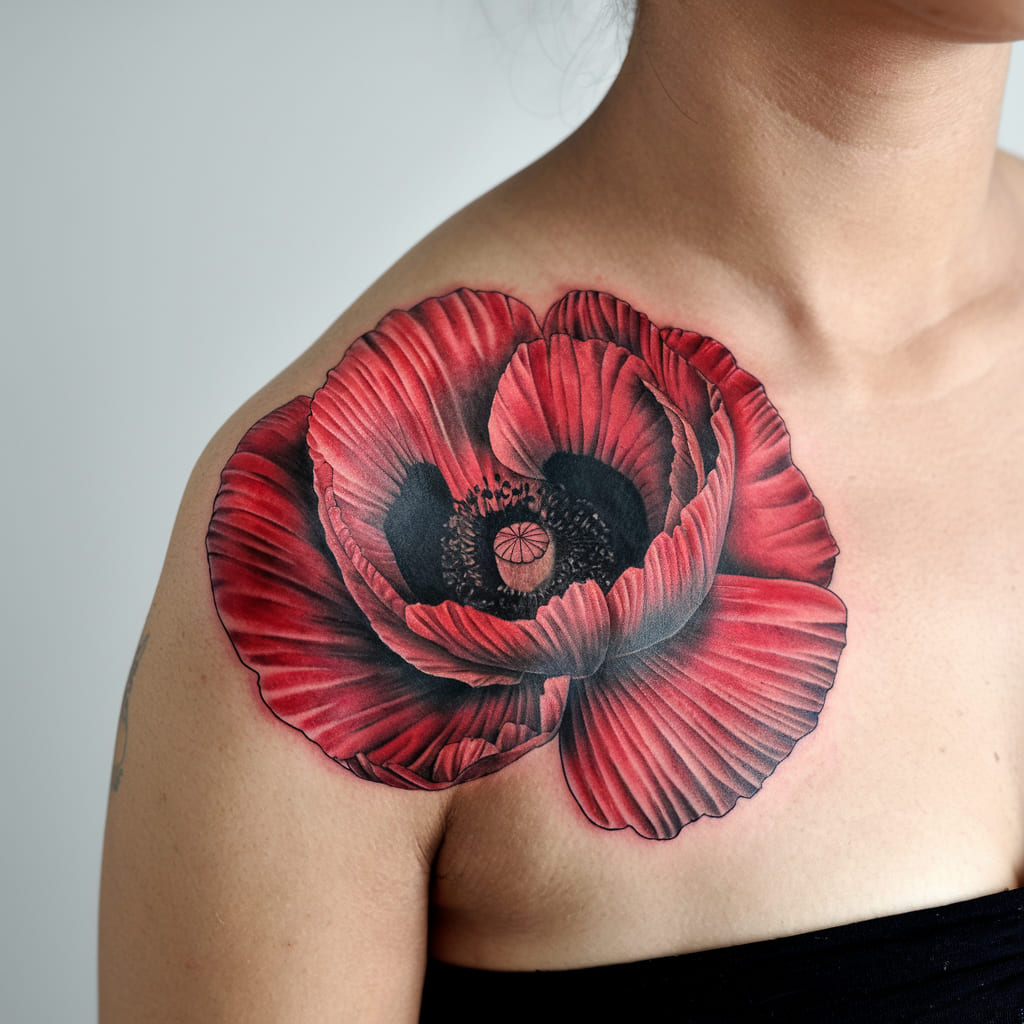 Bold Red Poppy