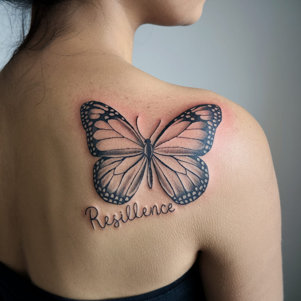 Butterfly and Quote Combo