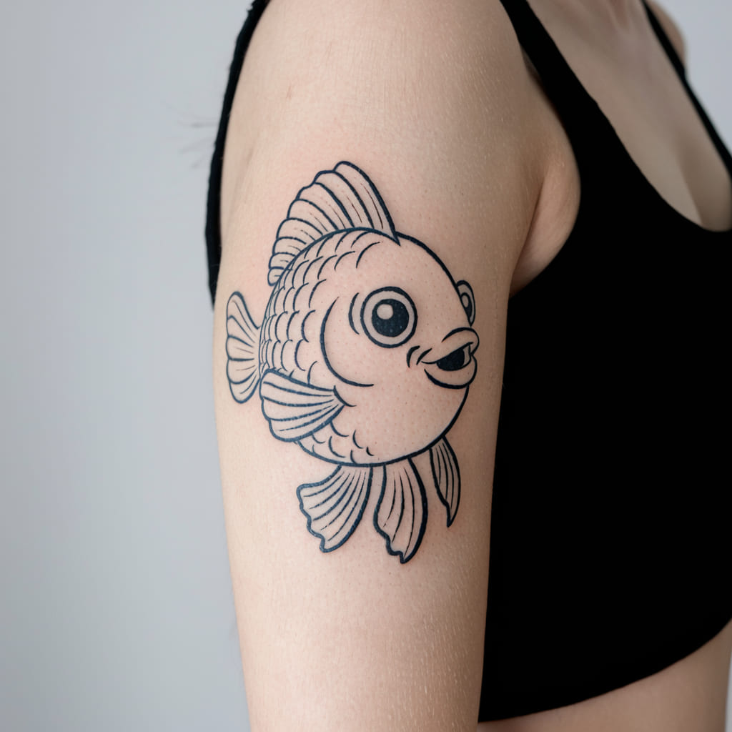 Cartoon Goldfish