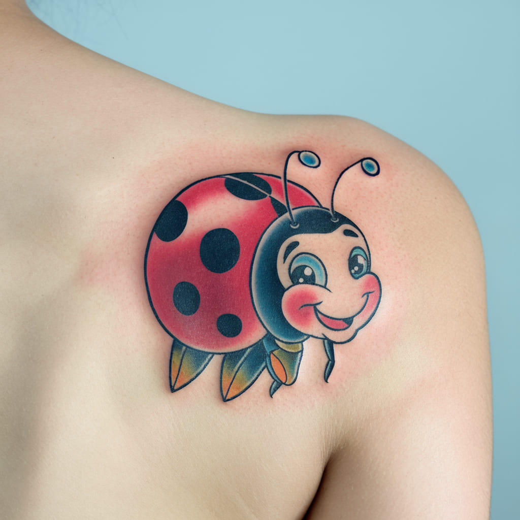 Cheerful Ladybug