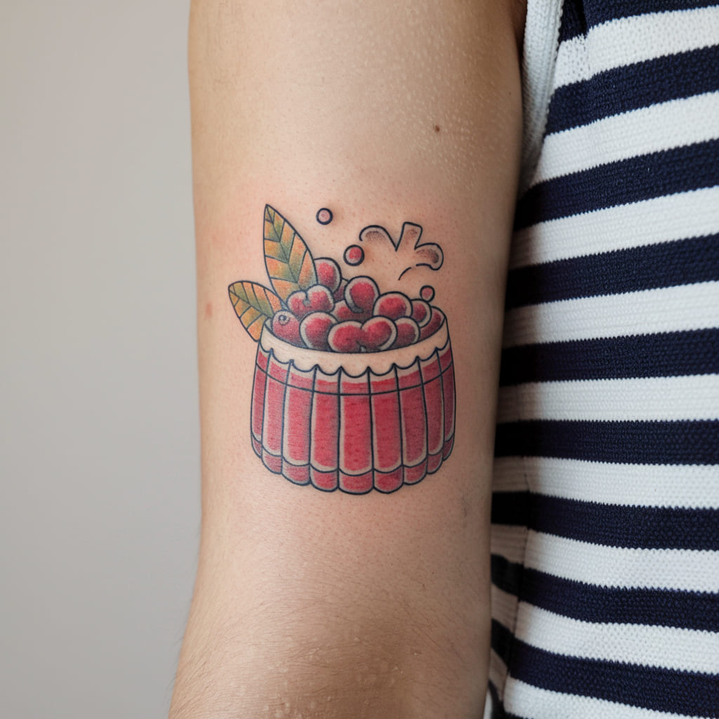 Cranberry Sauce Tattoo