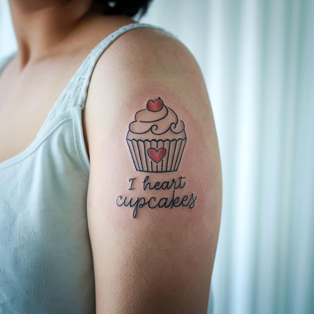 Cupcake Heart