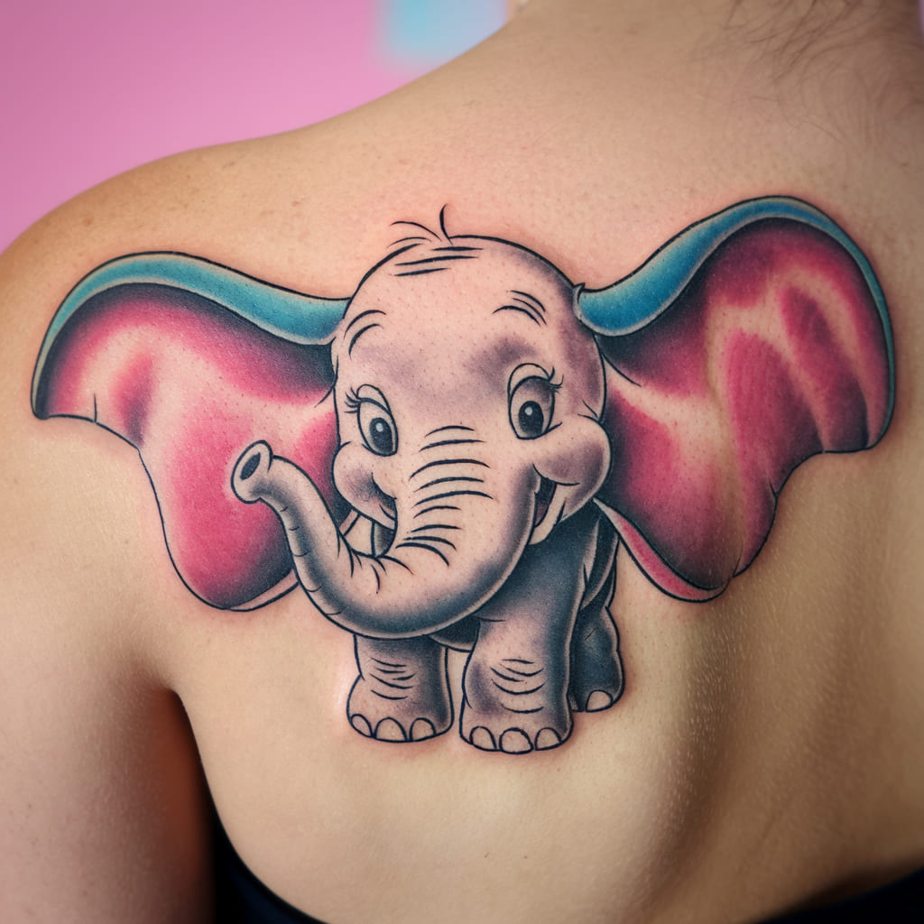 Dumbo Ears Tattoo