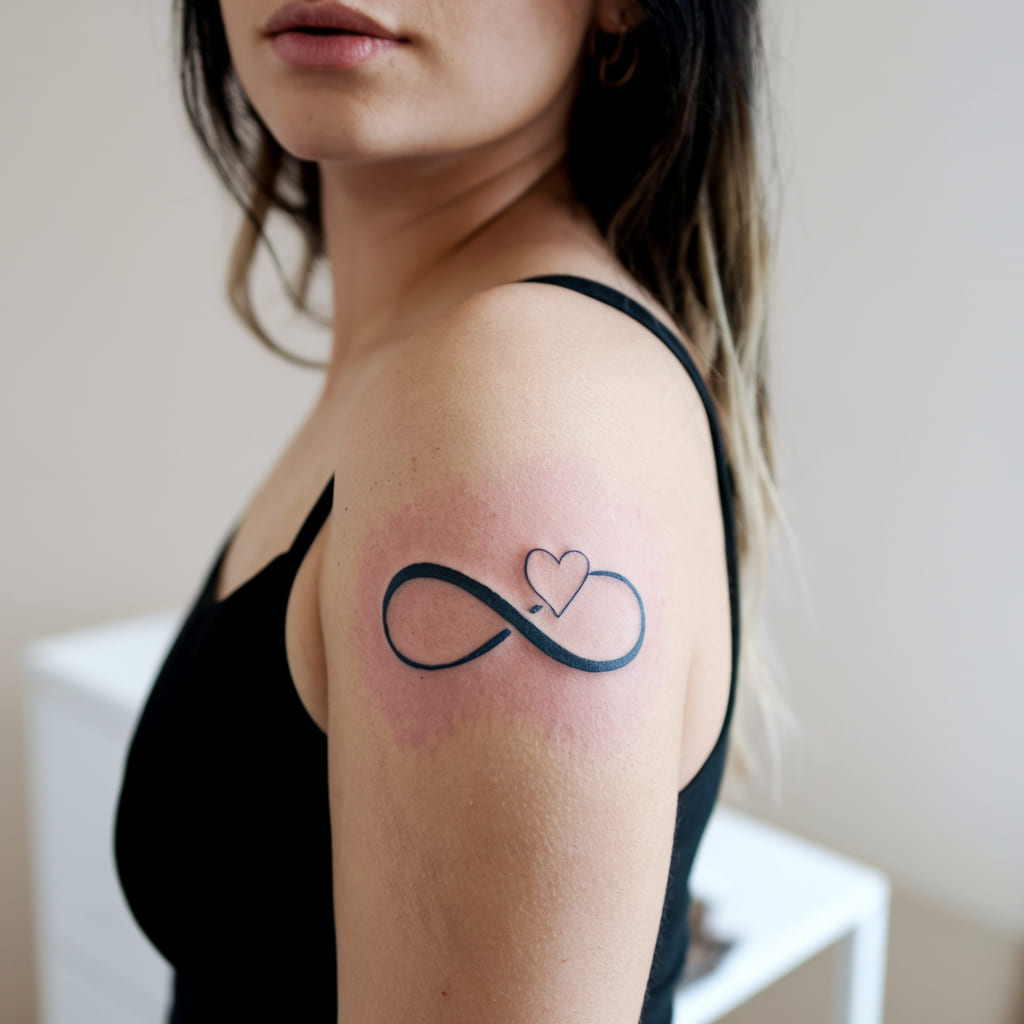 Infinity Symbol with Heart