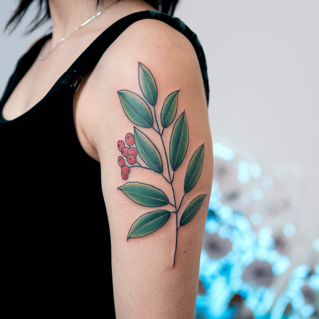 Leafy Branch Ink