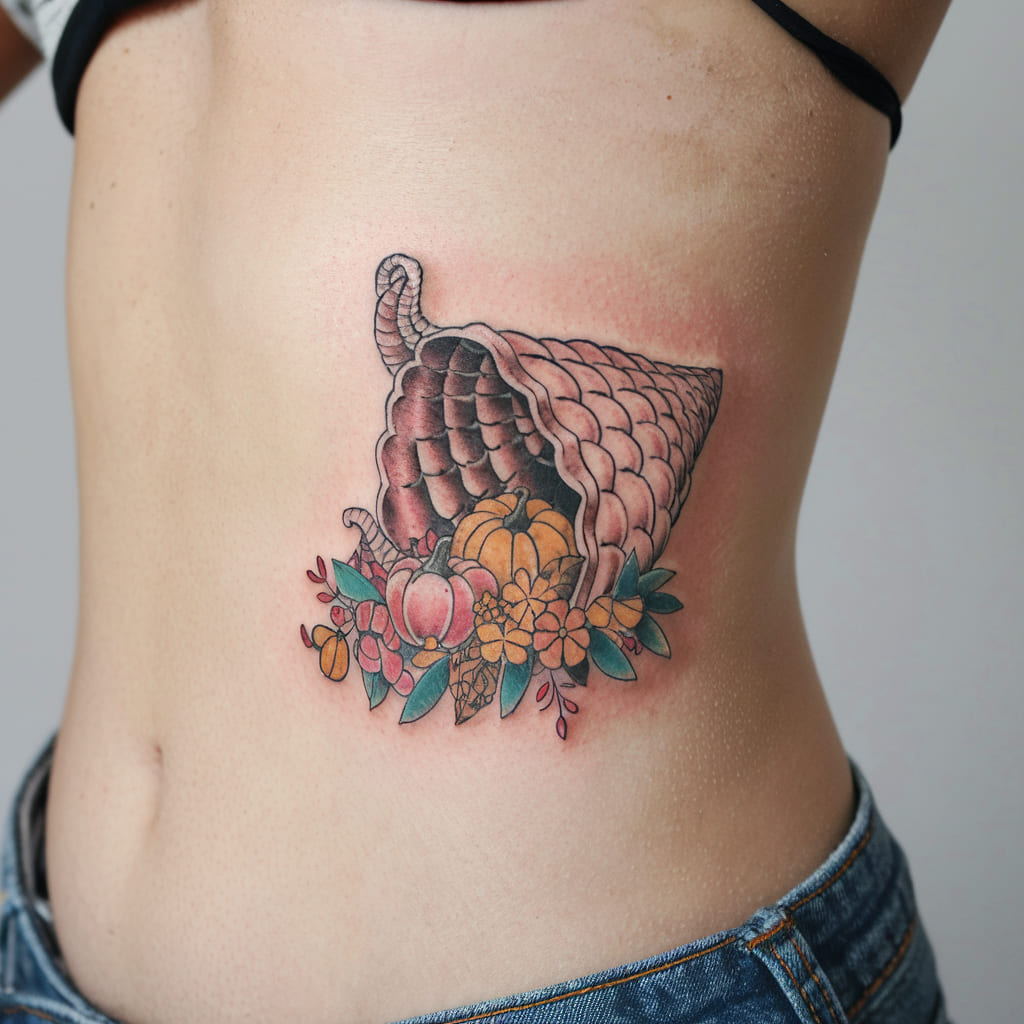 Miniature Cornucopia Tattoo