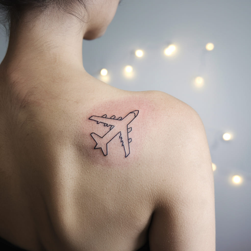 Minimal Airplane Outline