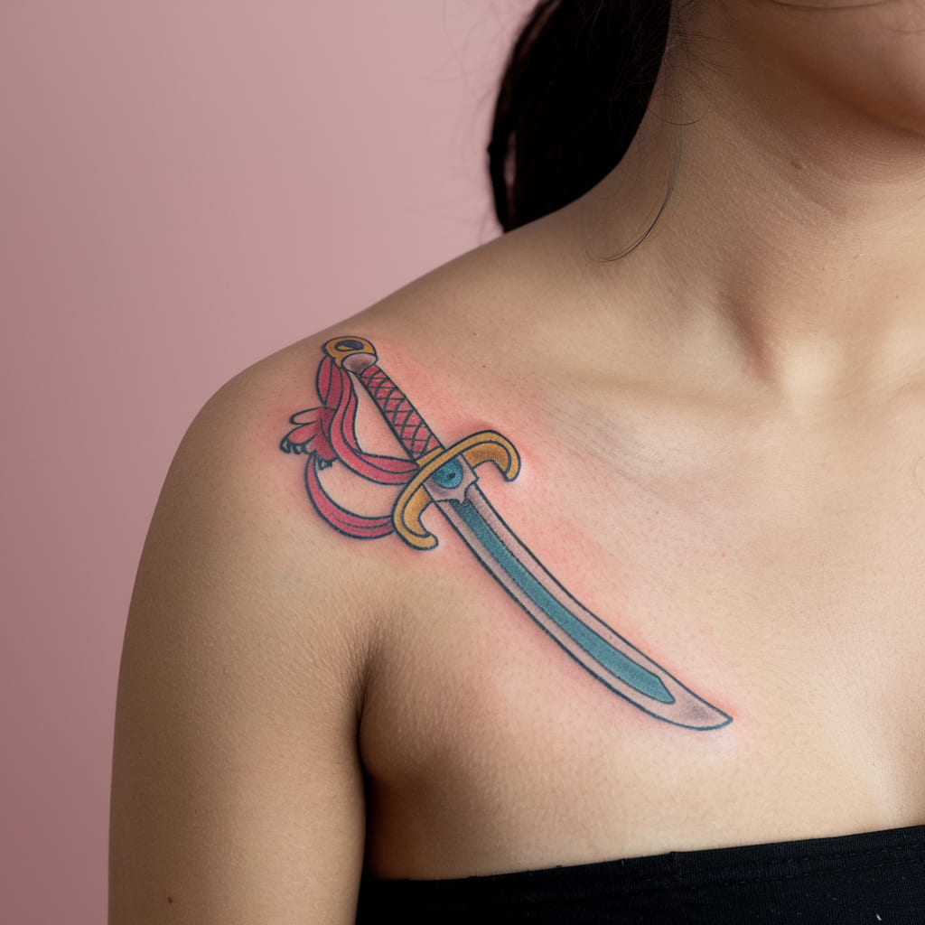 Mulan Sword Tattoo