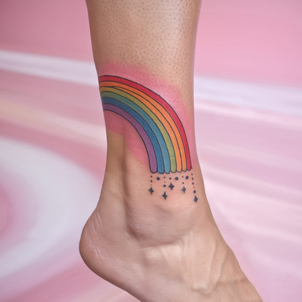 Rainbow Arcs Above the Ankle