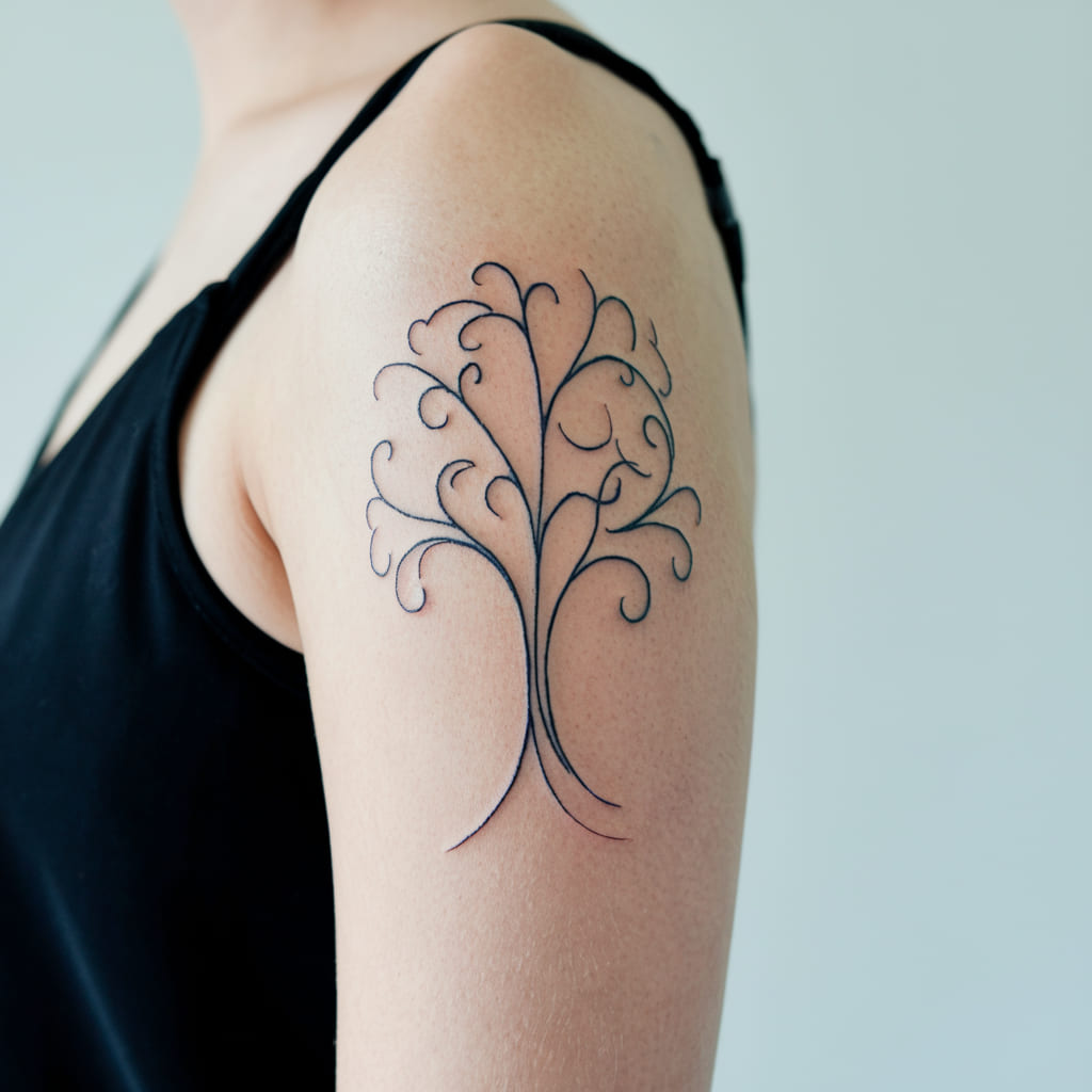 Simplistic Oak Tree