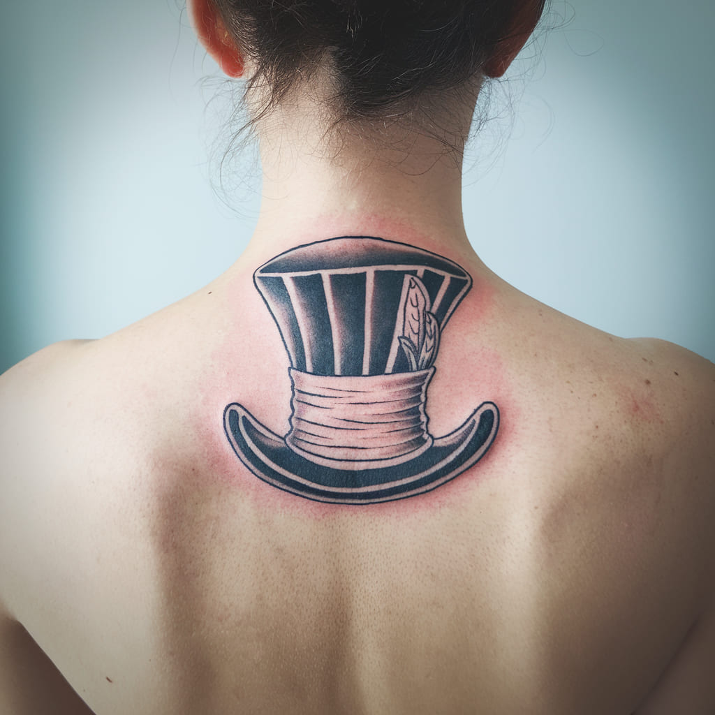 The Mad Hatter Hat Tattoo