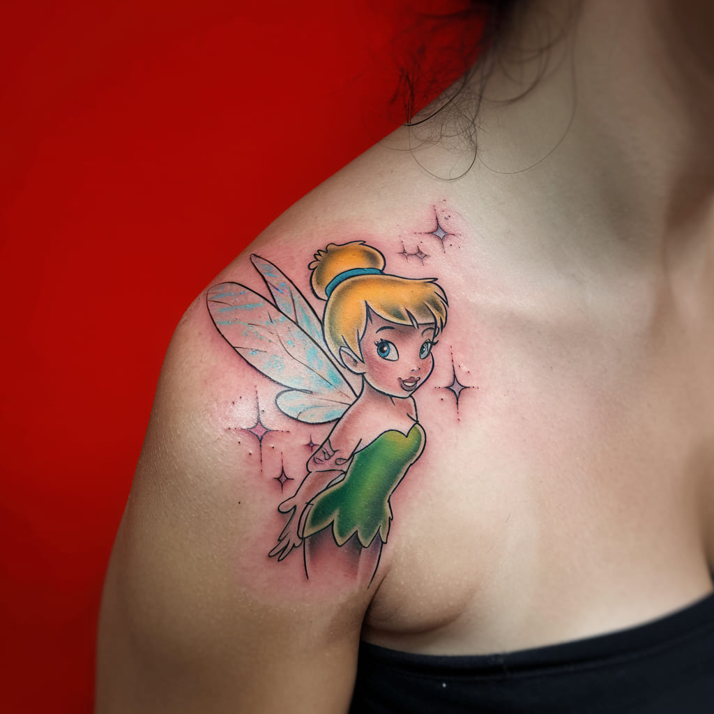 Tinker Bell Sparkles Tattoo