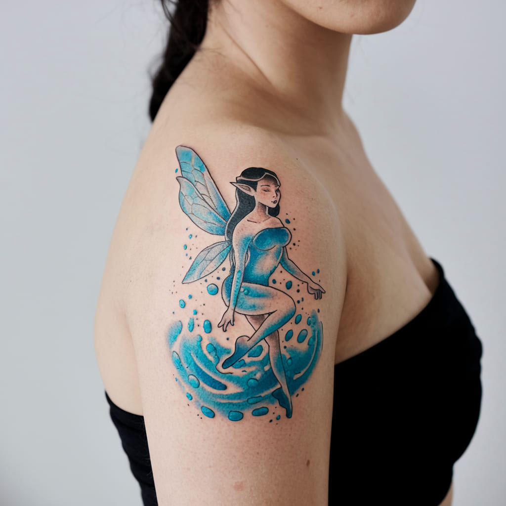 Water Fairy Tattoo