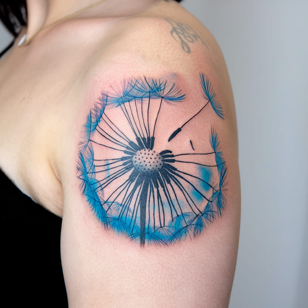 Watercolor Dandelion