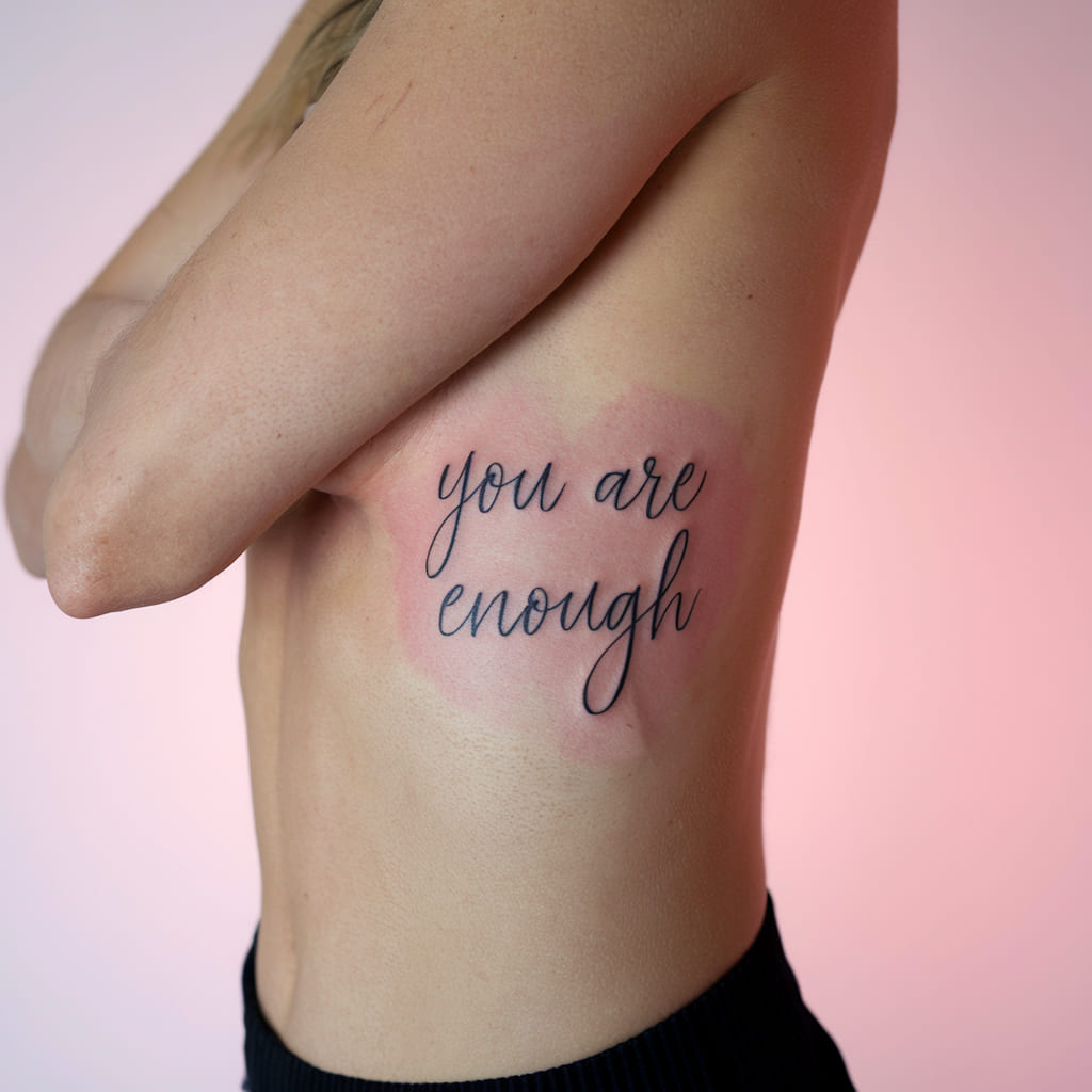 You Are Enough on the Rib